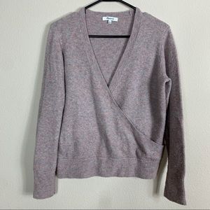 Madewell low V-neck sweater